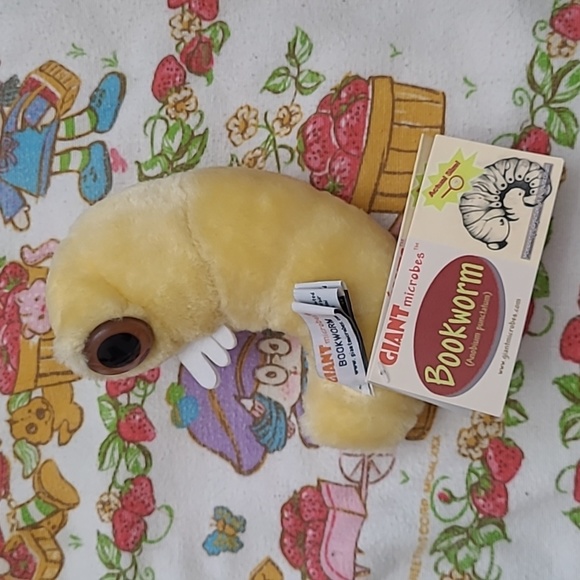 Giant Microbes Bookworm Plush - Picture 2 of 2